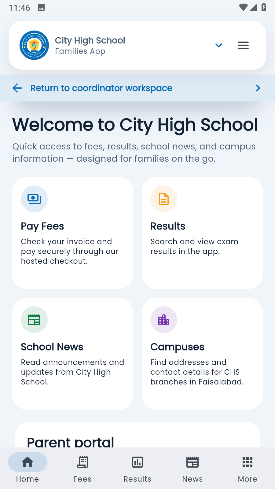 CHS mobile app screenshot 5