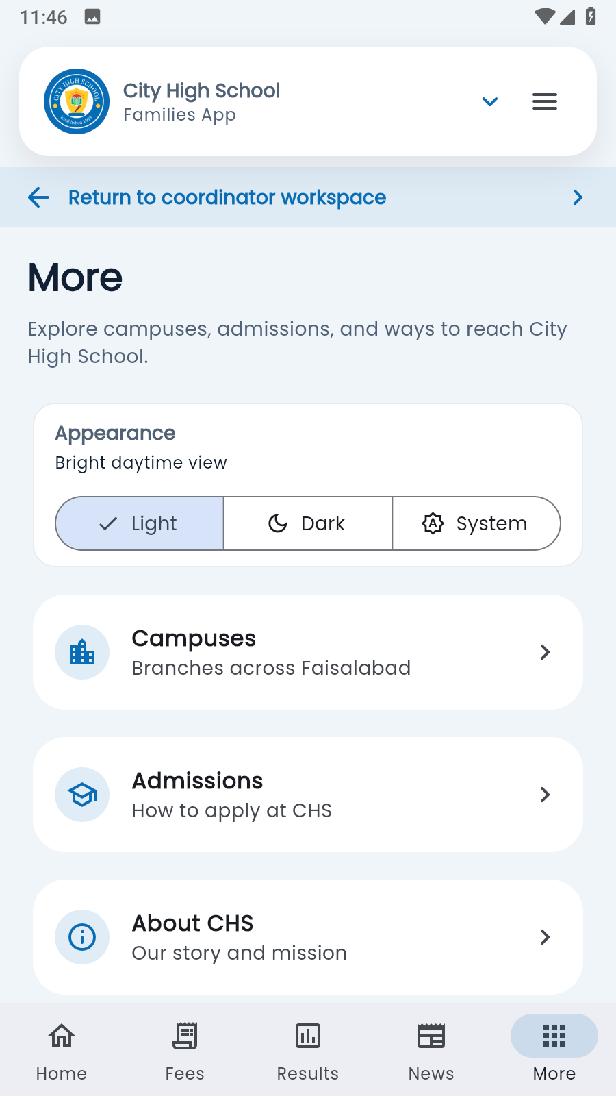 CHS mobile app screenshot 8