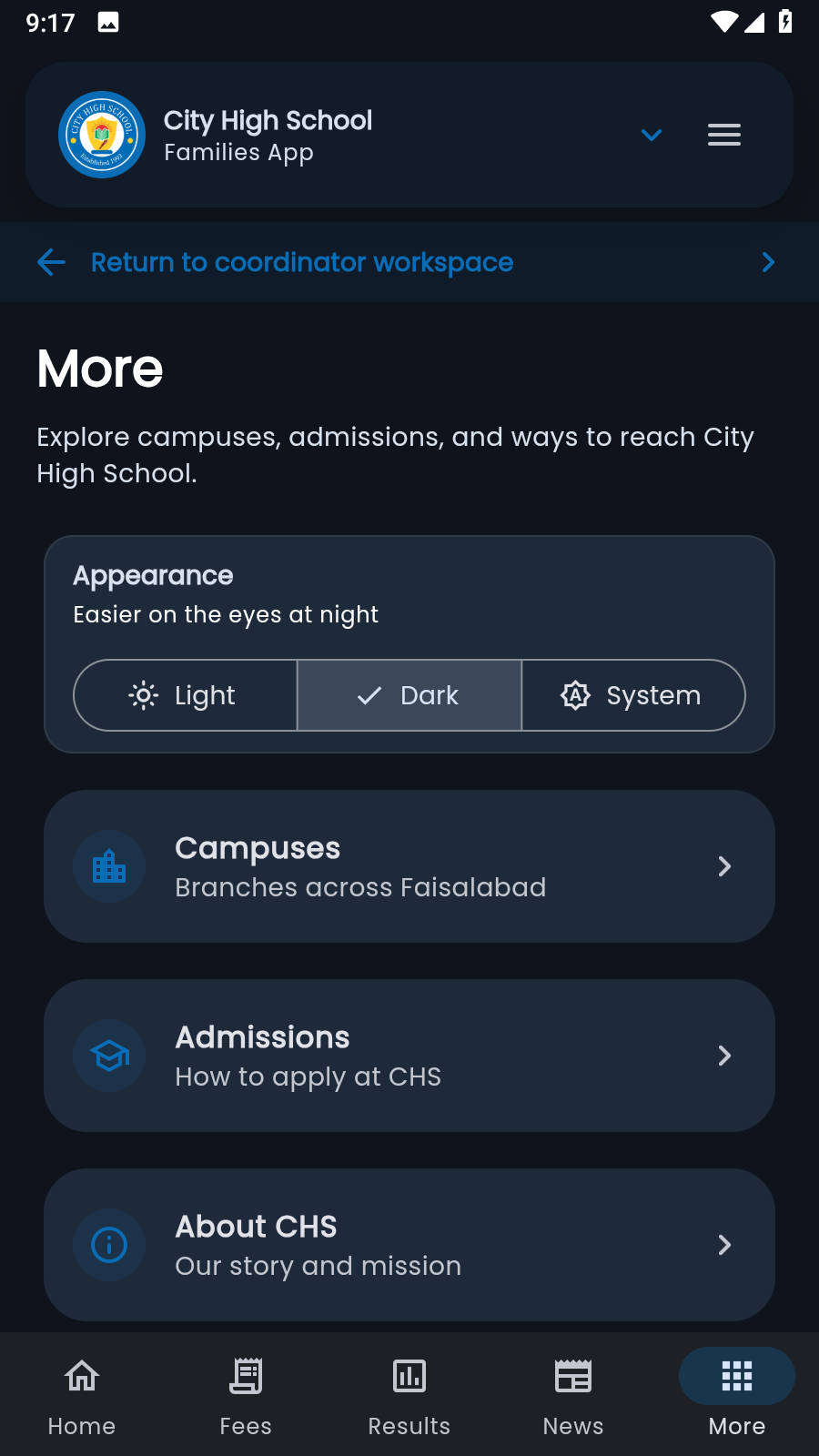 CHS mobile app screenshot 11